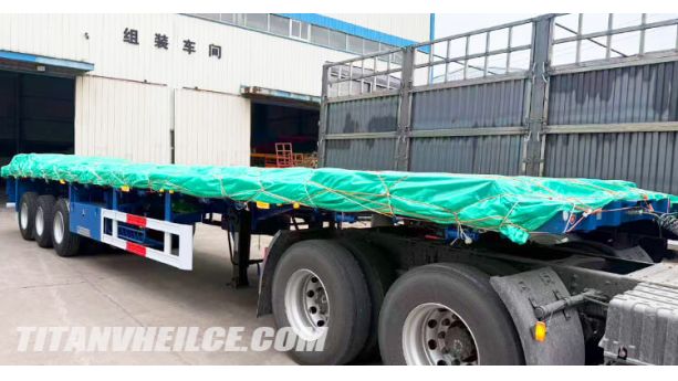 Remolque de Plataforma de 4 Ejes Será Enviado a Costa Rica