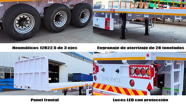 Remolque Plataforma de 12 Metros con 3 Ejes en Venta en Costa Rica