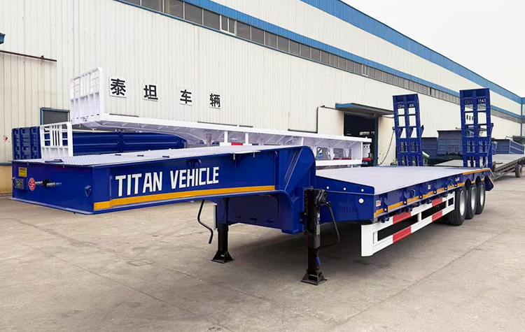 Remolque de Plataforma Baja Cama Baja Trailer de 3 Ejes en Venta en Costa Rica
