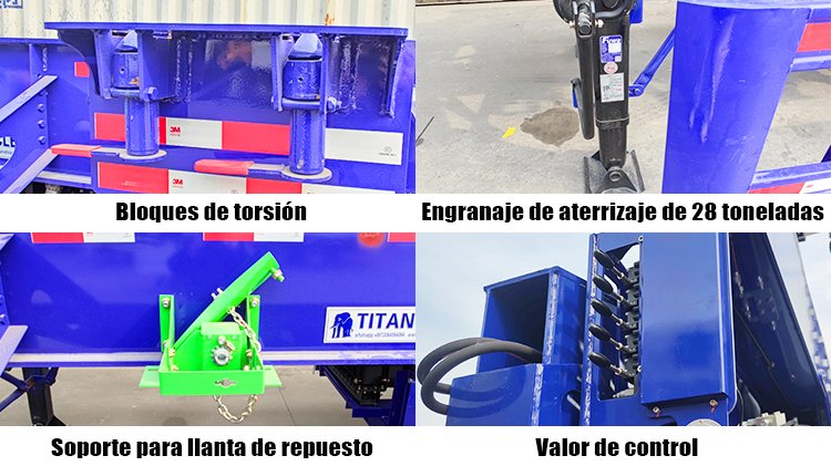 Remolque Cargador Lateral de Contenedor 3 Ejes en Venta en Costa Rica