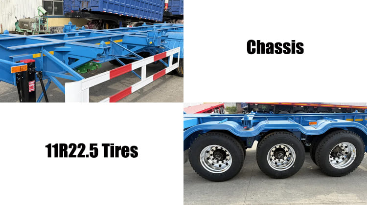 40Ft Skeleton Trailer for Sale