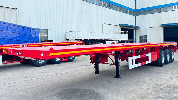 3 Axle Flatbed Trailer for Sale in Tanzania