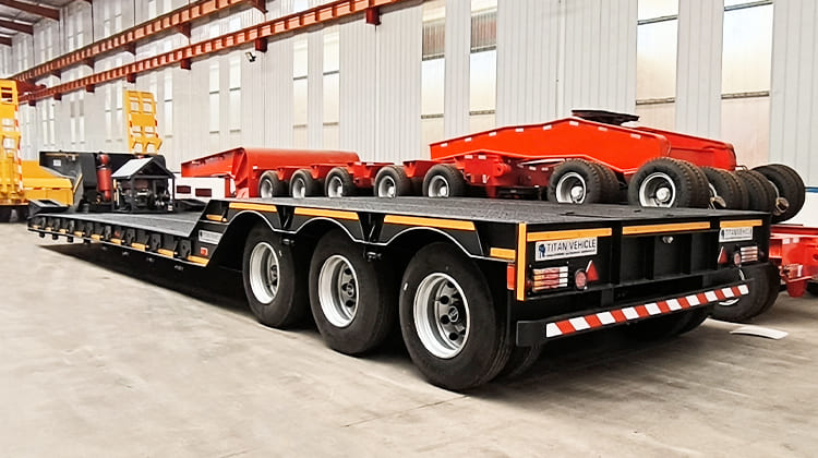 3 Axle 80 Ton Removable Gooseneck Trailer RGN for Sale