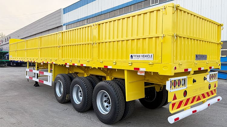 Tri Axle Side Wall Semi Trailer | Trailer with Side Walls 