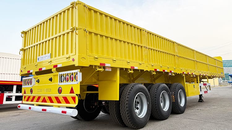 Tri Axle Side Wall Semi Trailer | Trailer with Side Walls 