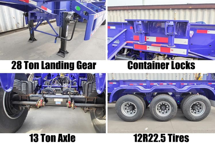 37 Ton Container Side Loader Trailer for Sale