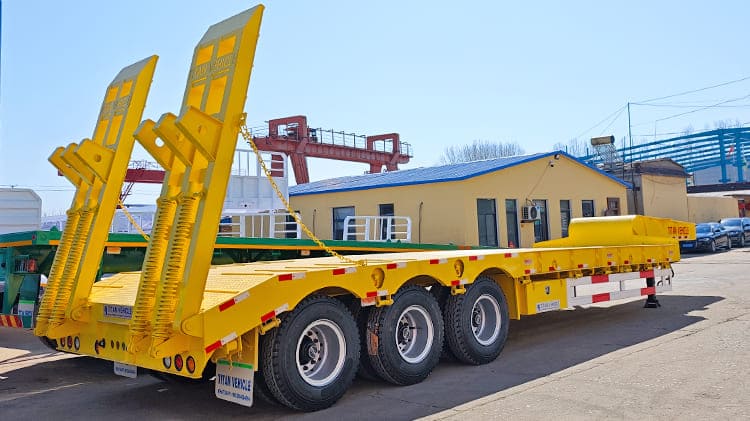 3 Axle Low Bed Trailer for Sale