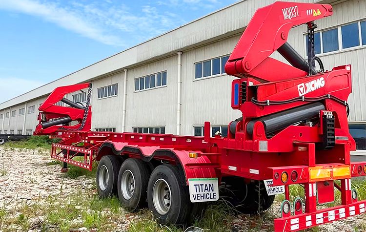 3 axle 40 ft container side loader trailer for sale in Jamaica