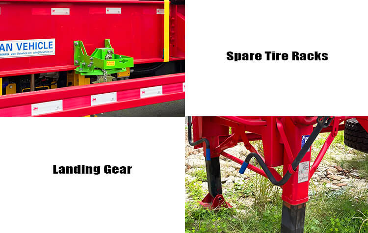 3 axle 40 ft container side loader trailer for sale in Jamaica