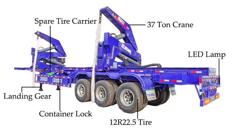 40Ft Container Side Loader for Sale
