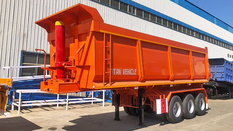 Hydraulic End Dump Trailer for Sale