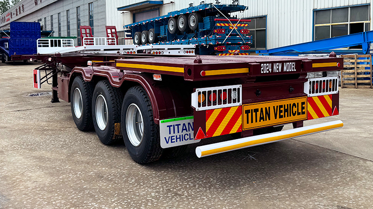 3 Axle 40 Ft Container Chassis Trailer for Sale in Jamaica