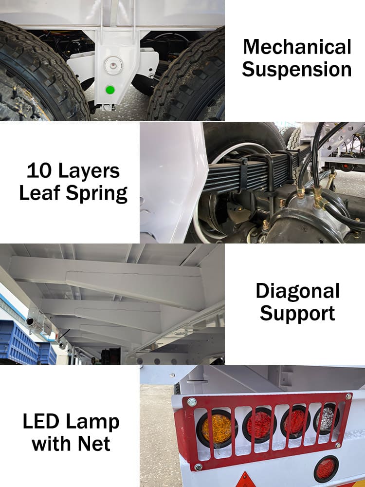 3 Axle Cargo Side Wall Trailer for Sale