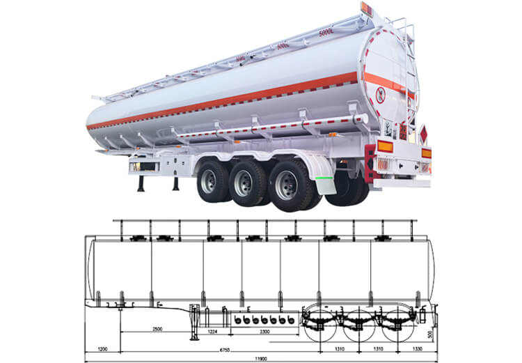 3 Axle Diesel Tanker Trailer for Sale in Zimbabwe