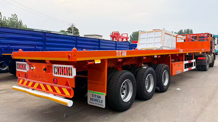 Tri Axle Flatbed Trailer for Sale in Zimbabwe