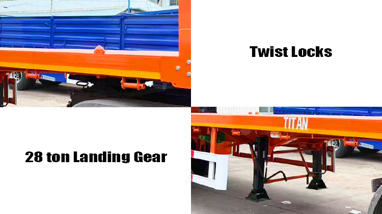 Tri Axle Flatbed Trailer for Sale in Zimbabwe