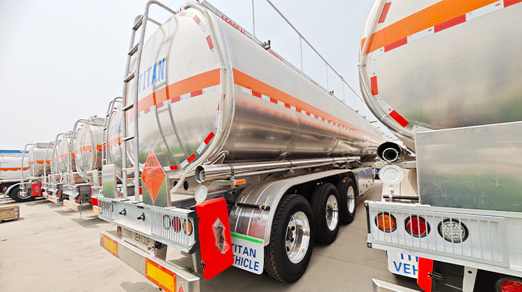 40000 Liters Aluminum Tanker Trailer for Sale