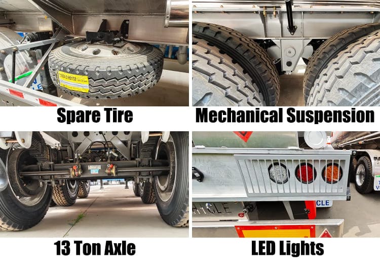 40000 Liters Aluminum Tanker Trailer for Sale