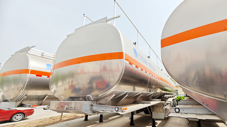 40000 Liters Aluminum Tanker Trailer for Sale