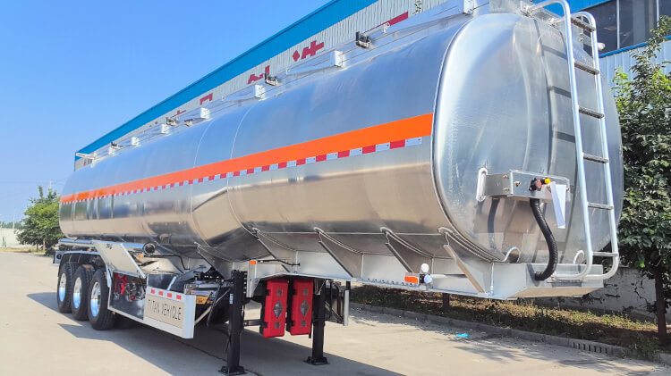 3 Axle Aluminum Tanker Trailer for Sale in Guyana