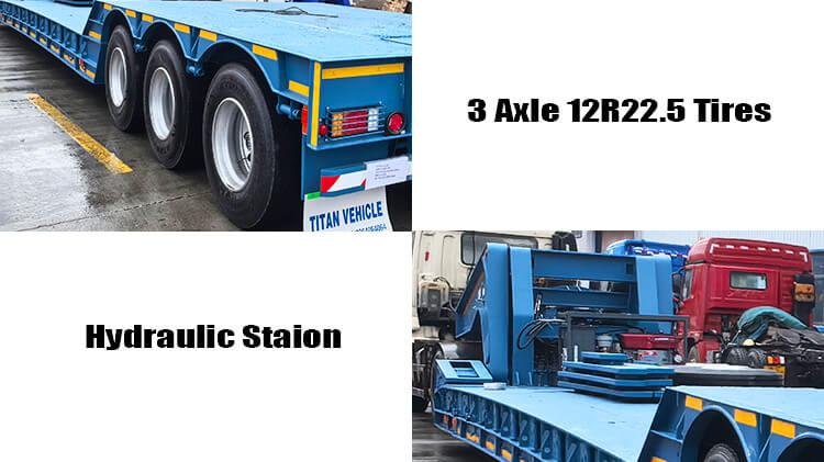 3 Axle Detachable Gooseneck Trailer for Sale in Nigeria