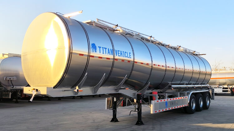3 Axle Stainless Steel Tanker Trailer for Sale in Sierra Leone
