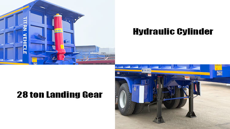 3 Axle Semi Truck Dump Trailer for Sale in Nigeria