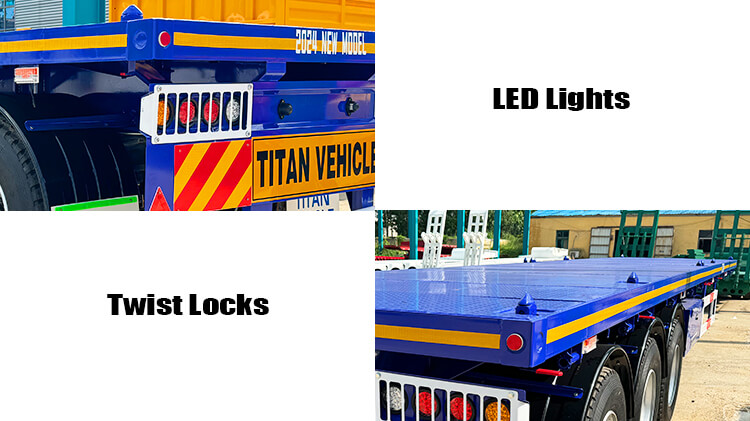 40 Foot Flatbed Trailer for Sale Near Me in Zambia