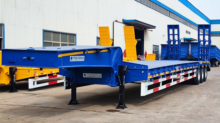 3 Axle Low Bed Semi Trailer for Sale in Ghana
