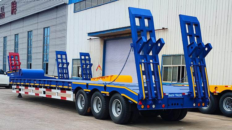 3 Axle Low Bed Semi Trailer for Sale in Ghana
