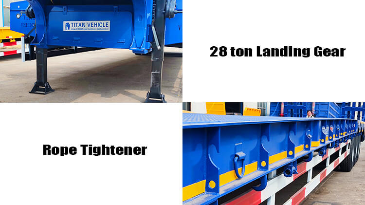 3 Axle Low Bed Semi Trailer for Sale in Ghana