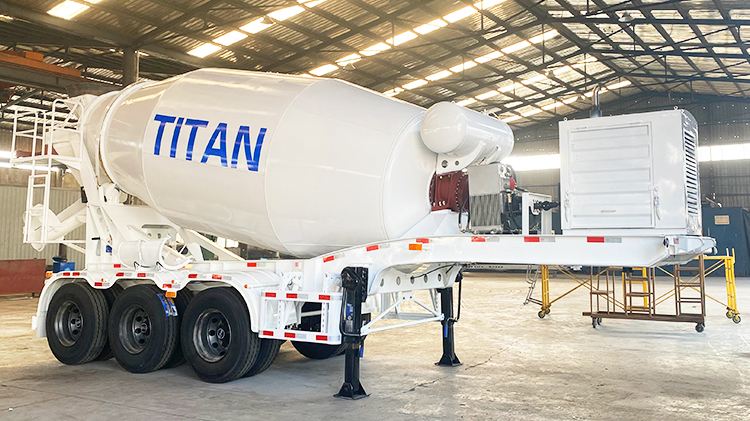 10 CBM Cement Mixer Trailer for Sale in Sierra Leone