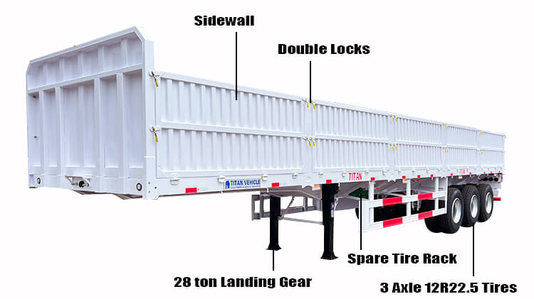 Tri Axle Dropside Trailer for Sale in Zimbabwe