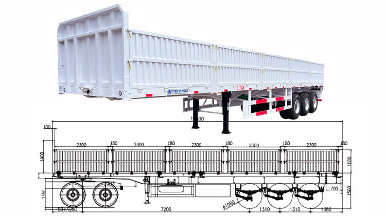 Tri Axle Dropside Trailer for Sale in Zimbabwe