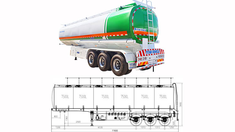 3 Axle Crude Oil Tanker Trailer for Sale in Kenya