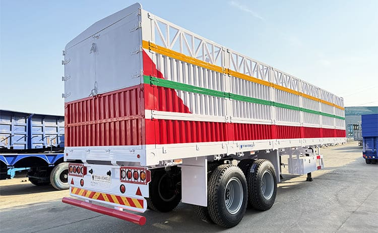 2 Axle Fence Semi Trailer Price for Sale in Kenya