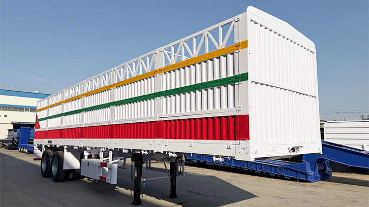 2 Axle Fence Semi Trailer Price for Sale in Kenya