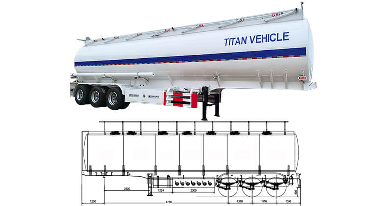 3 Axle Diesel Tanker Trailer for Sale in Zambia