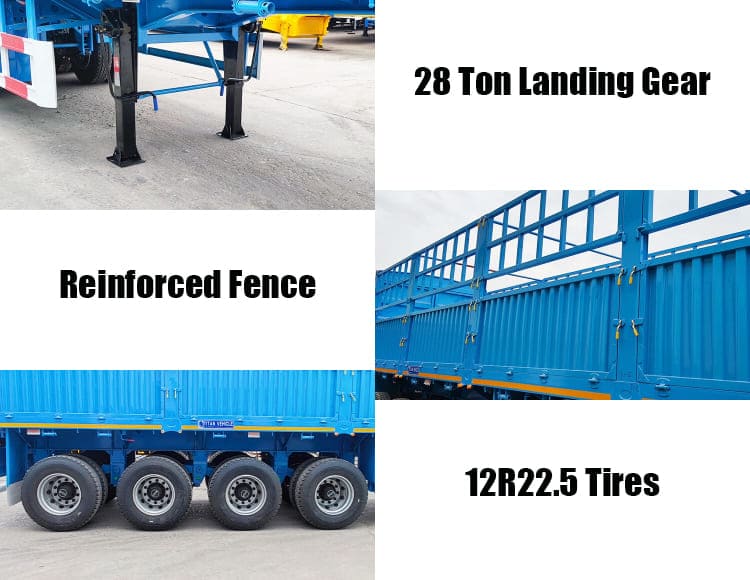 4 Axle Stake Semi Trailer for Sale in Zimbabwe