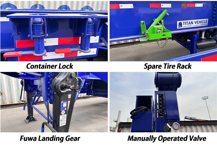 20/40ft Container Side Loader Trailer for Sale Guyana