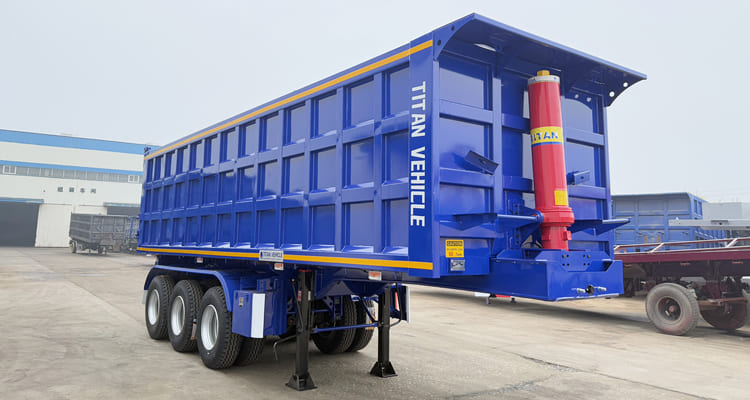 3 Axle Rear Semi Dump Trailers for Sale
