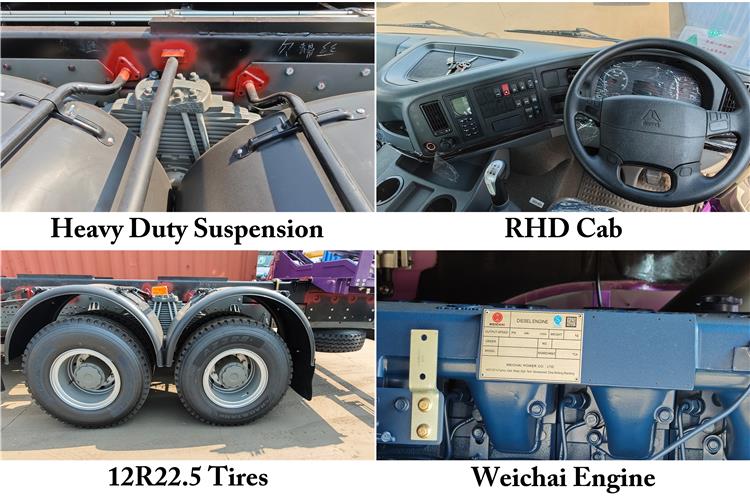 Container Side Loader Lifter Truck for Sale | Container Loading Trailer with Crane