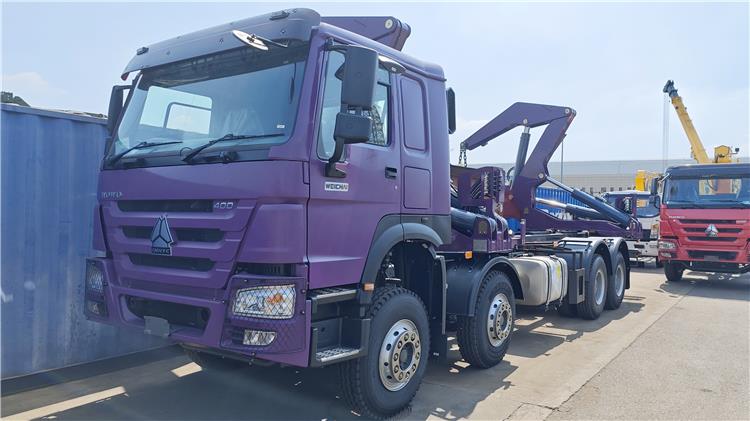 Container Side Loader Lifter Truck for Sale | Container Loading Trailer with Crane