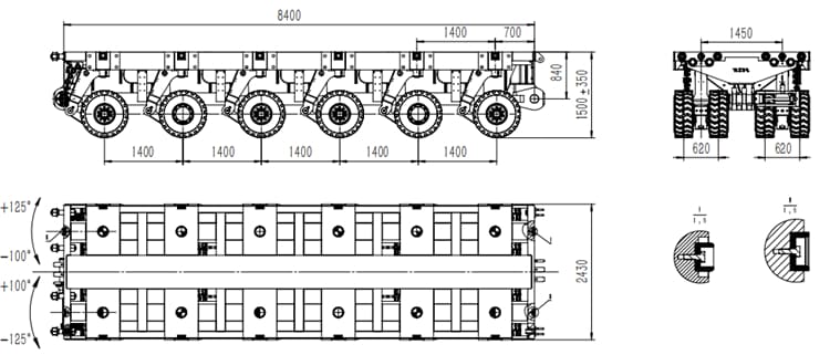 Self Propelled Modular Transporter Price for Sale