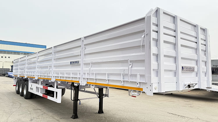 Tri Axle Side Wall Semi Trailer Price for Sale in Zimbabwe