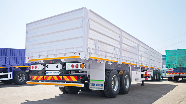 2 Axle Side Wall Trailer Price in Zambia