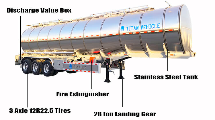 Stainless Tanker Trailer for Sale in Kenya
