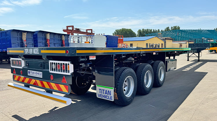 48 80 Extendable Flat Top Flatbed Trailers for Sale