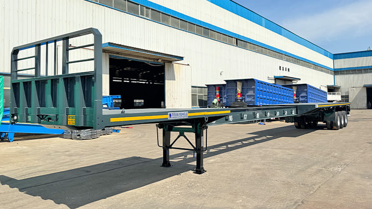 48 80 Extendable Flat Top Flatbed Trailers for Sale