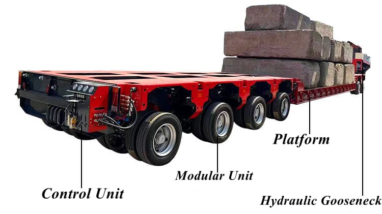 Hydraulic Modular Trailer SPMT for Sale in Nigeria
